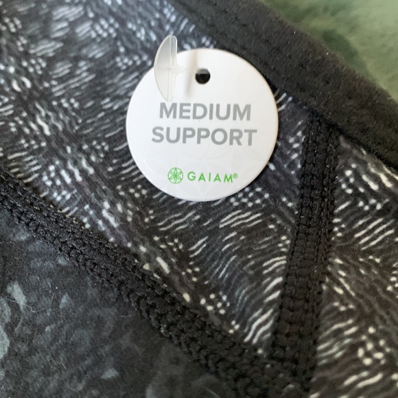 GAIAM bra bralette marine print XS NWT MEDIUM SUPPORT - Picture 4 of 11